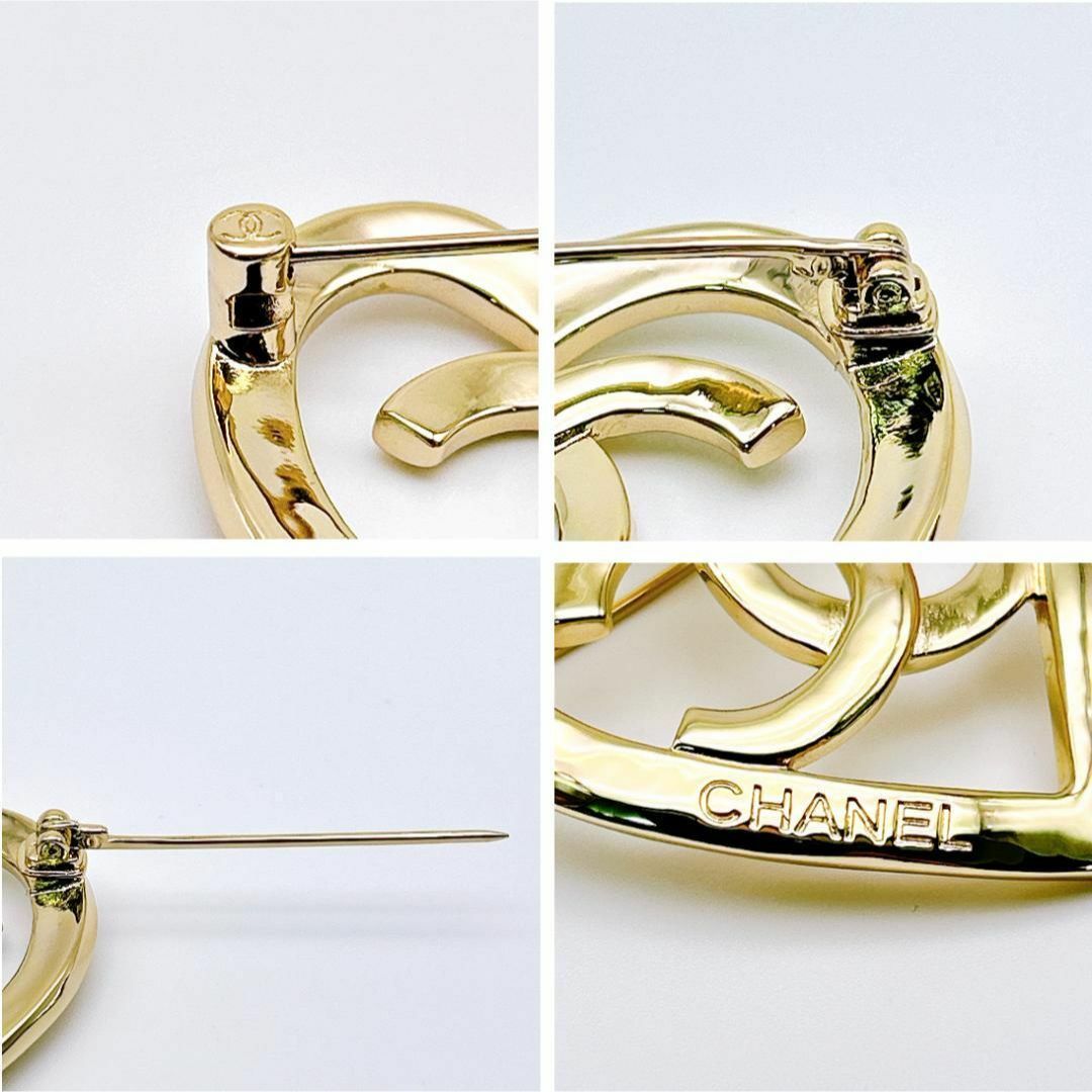 CHANEL - 【極美品!鑑定済み!】 シャネル ブローチ ハート CHANEL - 【極美品!鑑定済み!】 シャネル ブローチ ハート