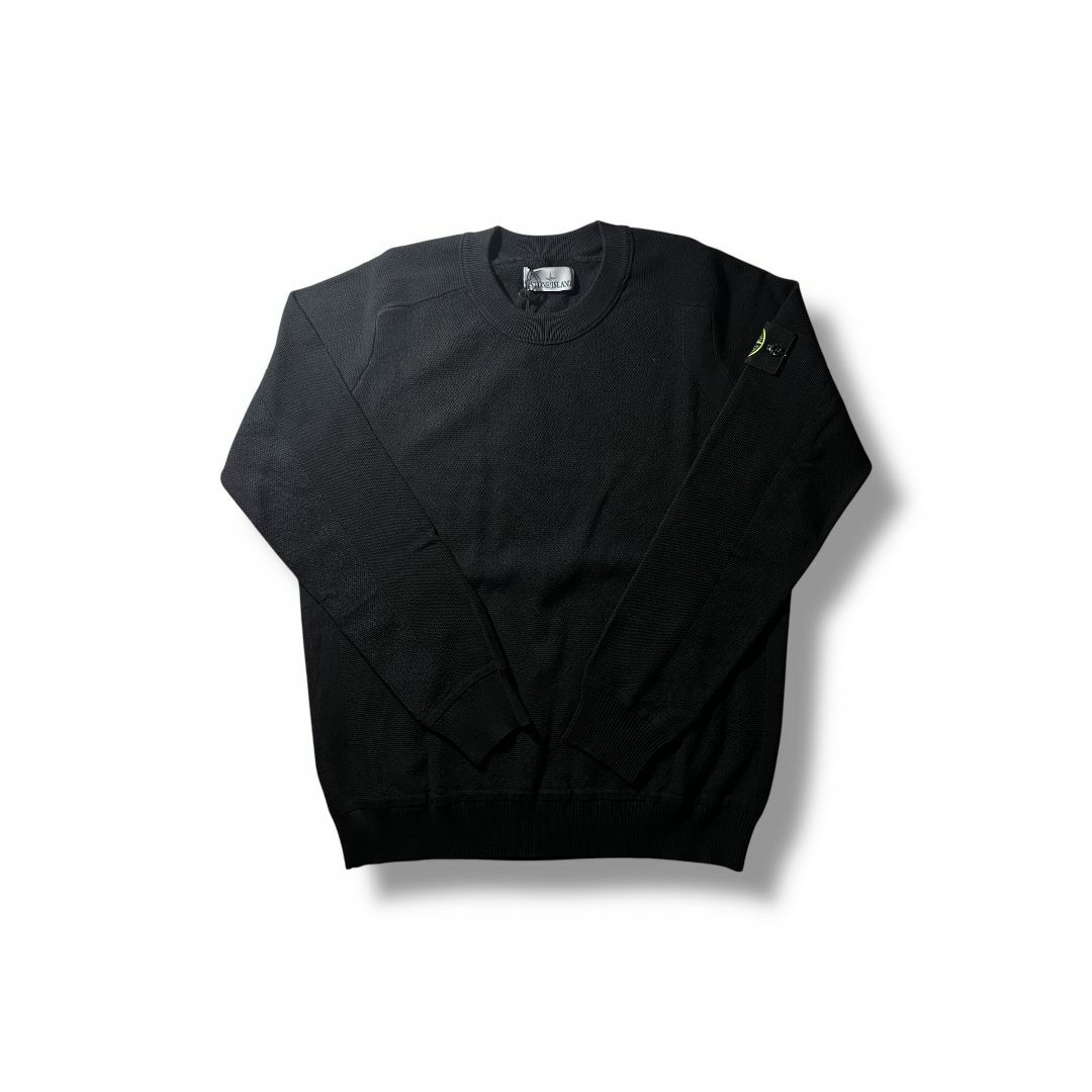 STONE ISLAND - STONE ISLAND クルーネックニットジャンパー STONE ISLAND - STONE ISLAND クルーネックニットジャンパー