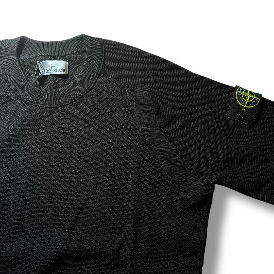 STONE ISLAND - STONE ISLAND クルーネックニットジャンパー STONE ISLAND - STONE ISLAND クルーネックニットジャンパー