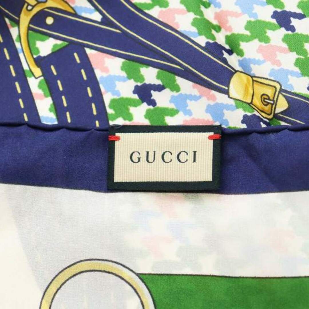 GUCCI - グッチ GUCCI 大判スカーフ ストール ロゴ 総柄 マルチ GUCCI - グッチ GUCCI 大判スカーフ ストール ロゴ 総柄 マルチ