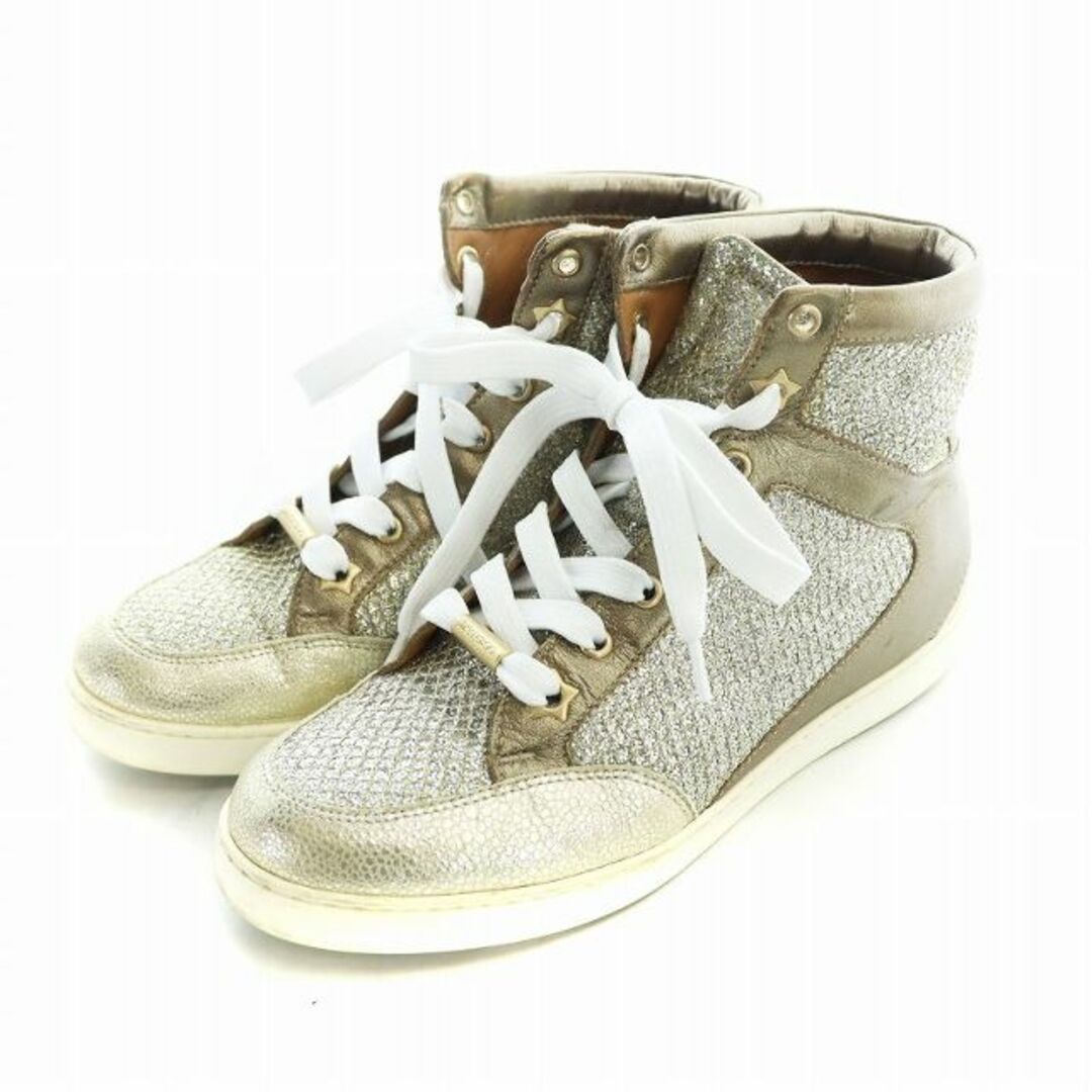 JIMMY CHOO - ジミーチュウ ハイカットスニーカー シューズ 靴 JIMMY CHOO - ジミーチュウ ハイカットスニーカー シューズ 靴