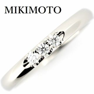 MIKIMOTO - ミキモト ダイヤモンド 0.06ct リング Pt950 8号の MIKIMOTO - ミキモト ダイヤモンド 0.06ct リング Pt950 8号の