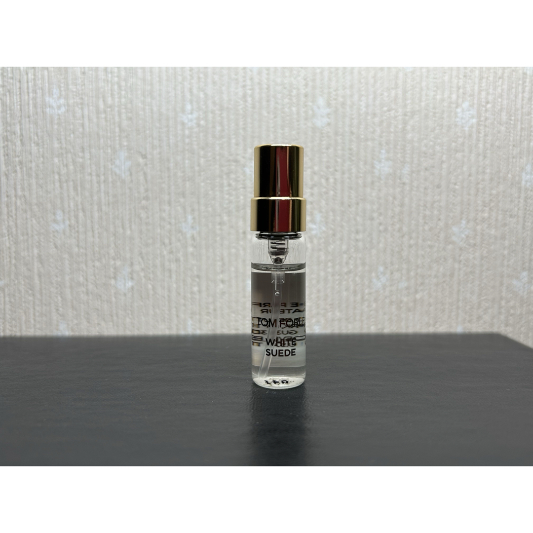 TOM FORD BEAUTY - トムフォード ホワイト スエード 香水 3mLの TOM FORD BEAUTY - トムフォード ホワイト スエード 香水 3mLの