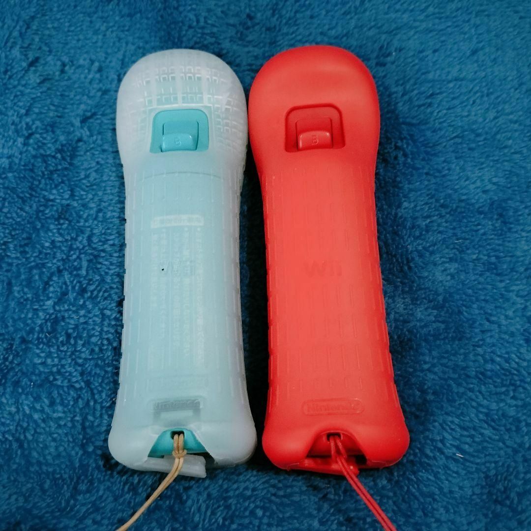 Wii - 任天堂 純正 Wiiリモコンコントローラー 青と赤セットの Wii - 任天堂 純正 Wiiリモコンコントローラー 青と赤セットの