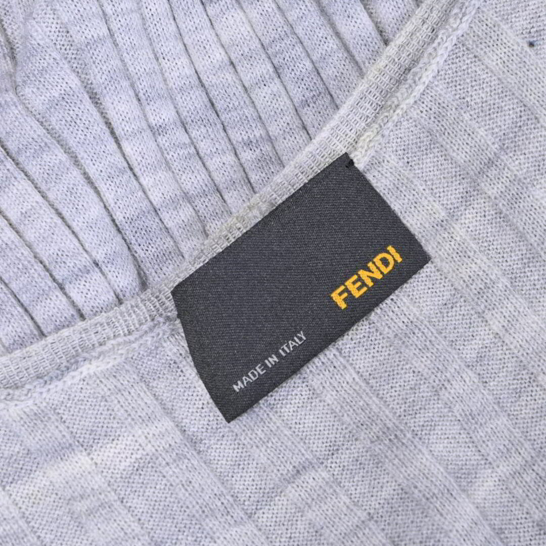 FENDI - FENDI ウール リブニット ノースリーブ ワンピースの FENDI - FENDI ウール リブニット ノースリーブ ワンピースの