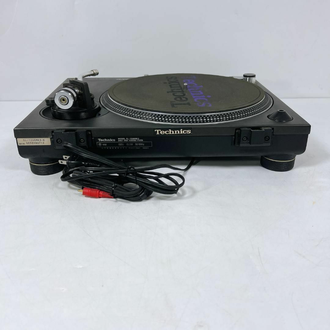 Technics - Technics テクニクス SL-1200MK3 ターンテーブル 黒 Technics - Technics テクニクス SL-1200MK3 ターンテーブル 黒