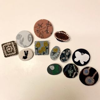 mina perhonen - ミナペルホネン サンキューベリーバッジの通販 mina perhonen - ミナペルホネン サンキューベリーバッジの通販
