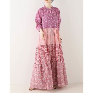 古着 ビンテージ 70s USA 花柄 ワンピース レトロ ヒッピー 総柄 古着 ビンテージ 70s USA 花柄 ワンピース レトロ ヒッピー 総柄