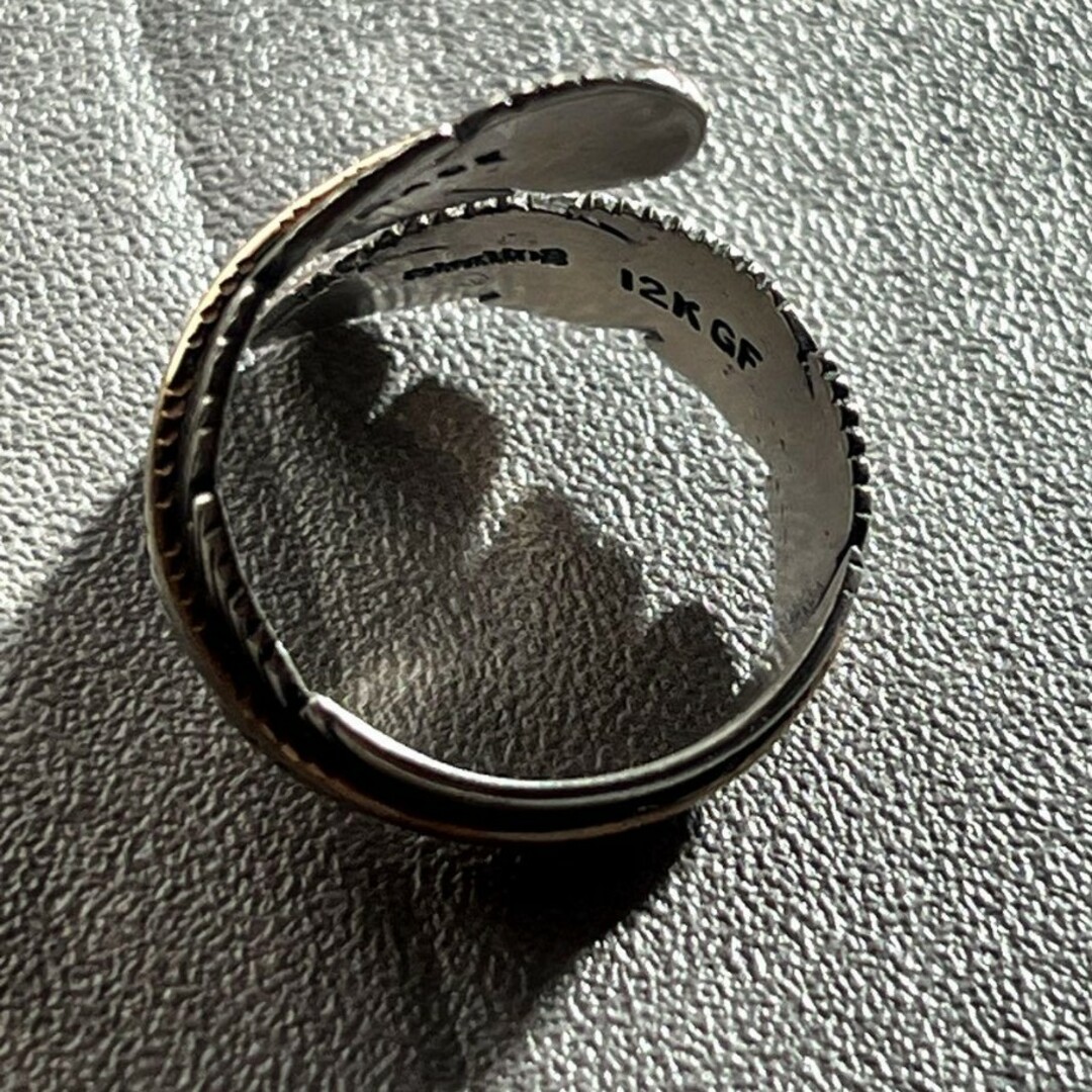 INDIAN JEWELRY - ハーヴィーメイス 12KGF フェザーリング INDIAN JEWELRY - ハーヴィーメイス 12KGF フェザーリング