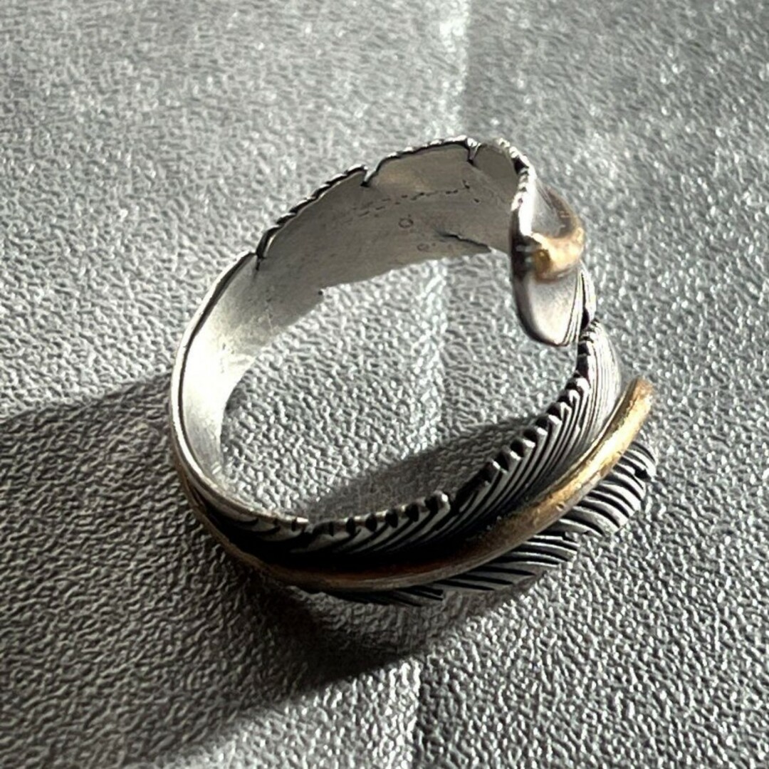 INDIAN JEWELRY - ハーヴィーメイス 12KGF フェザーリング INDIAN JEWELRY - ハーヴィーメイス 12KGF フェザーリング