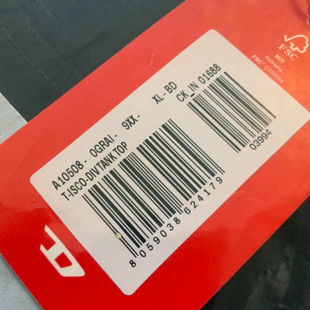 DIESEL - 新品 ディーゼル タンクトップ XL A10508 DIESEL - 新品 ディーゼル タンクトップ XL A10508