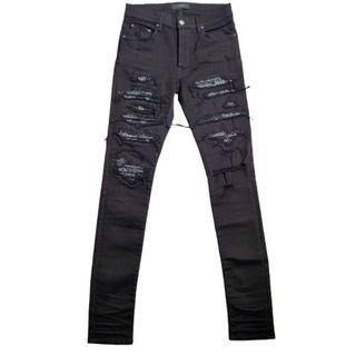 AMIRI - アミリ クラッシュ加工デニムパンツ メンズ 33インチの AMIRI - アミリ クラッシュ加工デニムパンツ メンズ 33インチの