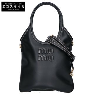 MIU MIU - 【極美品】MIUMIU ミュウミュウ レザー ロゴ MIU MIU - 【極美品】MIUMIU ミュウミュウ レザー ロゴ