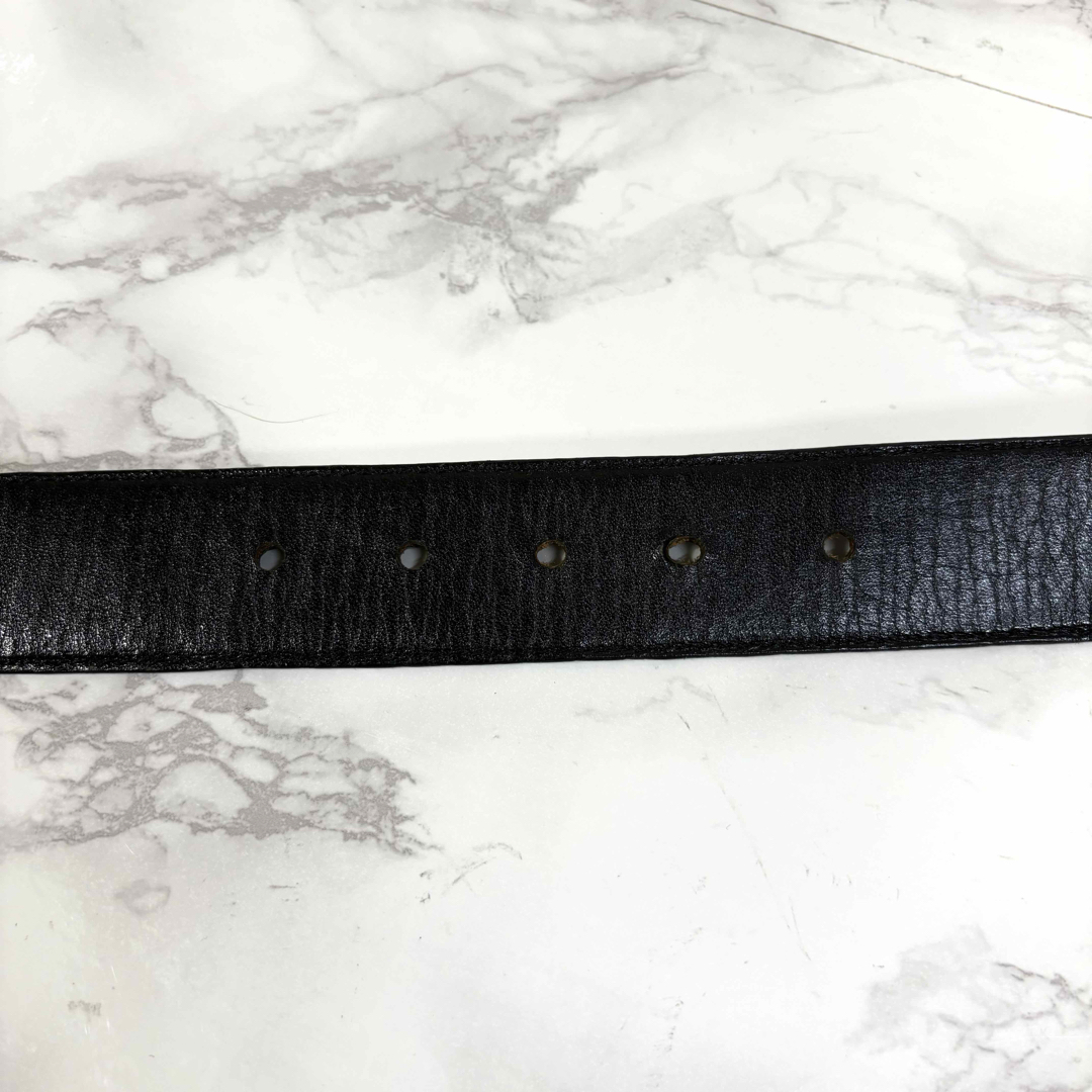 CELINE - 美品 CELINE セリーヌ 馬車金具 型押し レザー ベルト CELINE - 美品 CELINE セリーヌ 馬車金具 型押し レザー ベルト