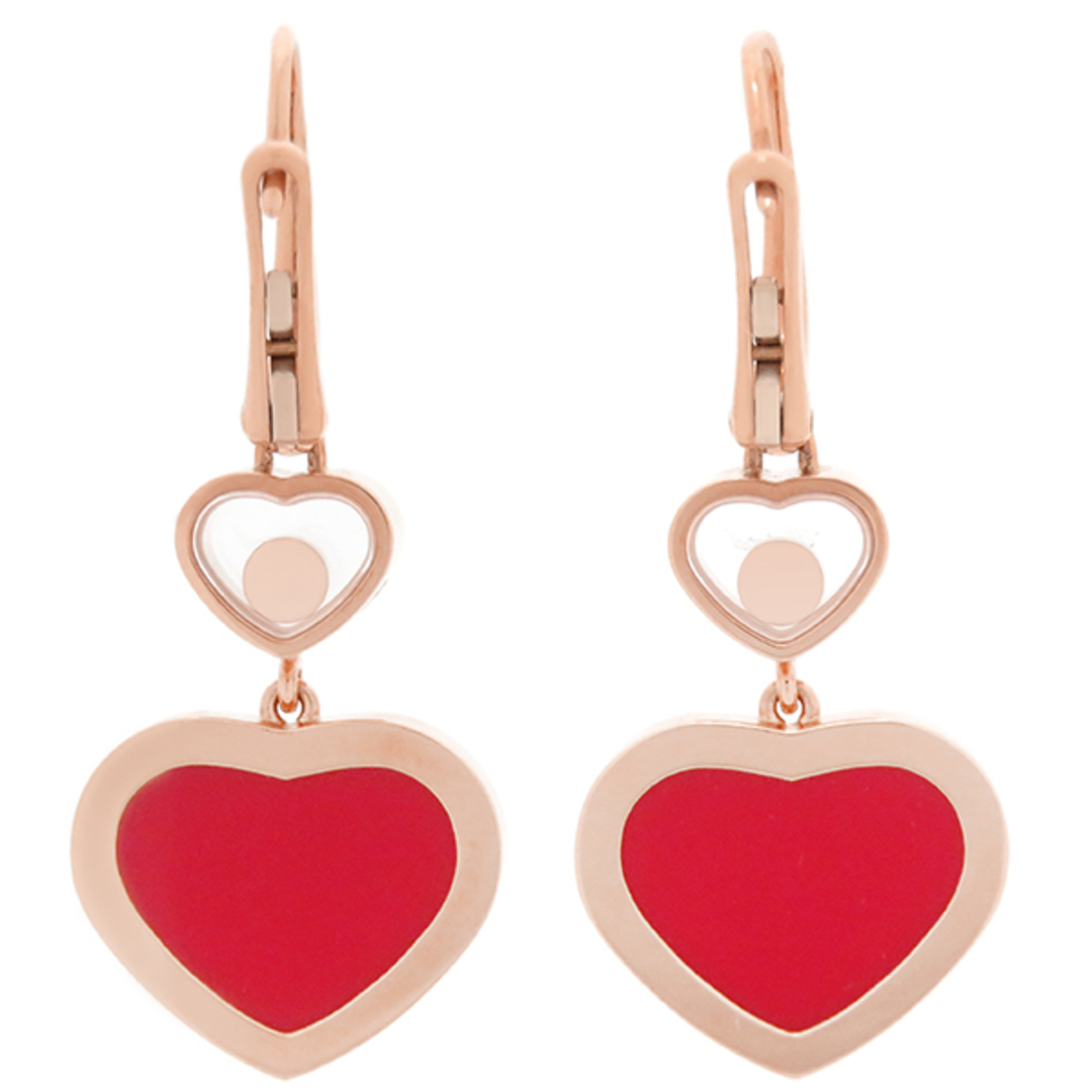 Chopard - ショパール CHOPARD ピアス ハッピーハート K18PG Chopard - ショパール CHOPARD ピアス ハッピーハート K18PG