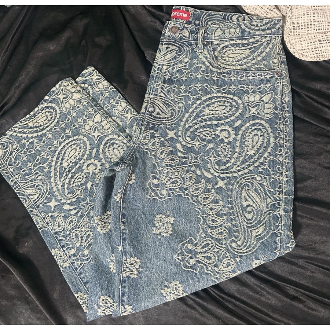 Supreme - Supreme Bandana Jacquard Baggy Jean 38の通販 by Supreme - Supreme Bandana Jacquard Baggy Jean 38の通販 by