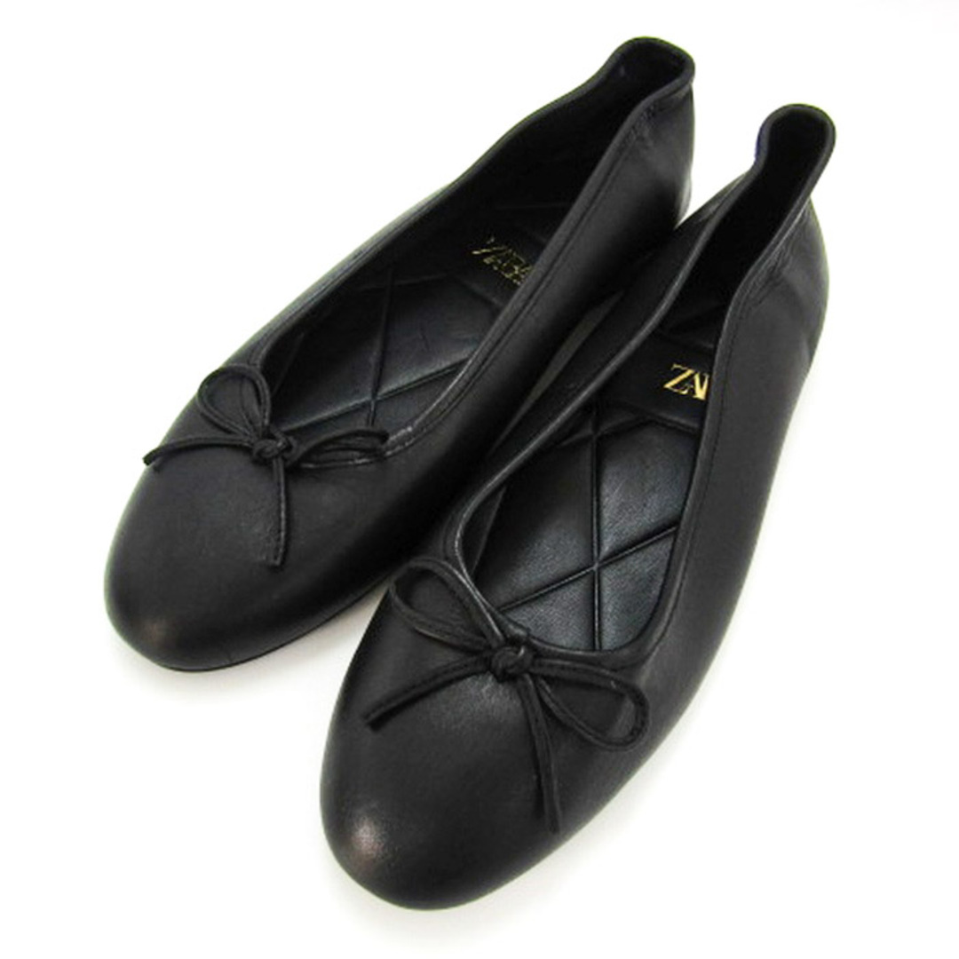 ZARA - ザラ バレエシューズ リボン フラットシューズ 靴 ZARA - ザラ バレエシューズ リボン フラットシューズ 靴