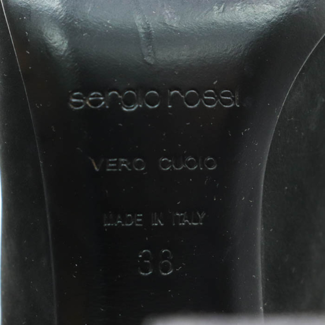 Sergio Rossi - セルジオロッシ ブーツ 本革 レザー ハイヒール Sergio Rossi - セルジオロッシ ブーツ 本革 レザー ハイヒール