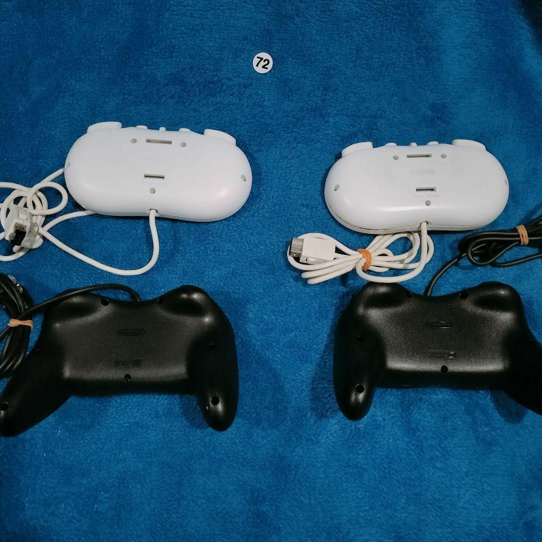 Wii - Wii クラシックコントローラーpro黒とクラシック Wii - Wii クラシックコントローラーpro黒とクラシック