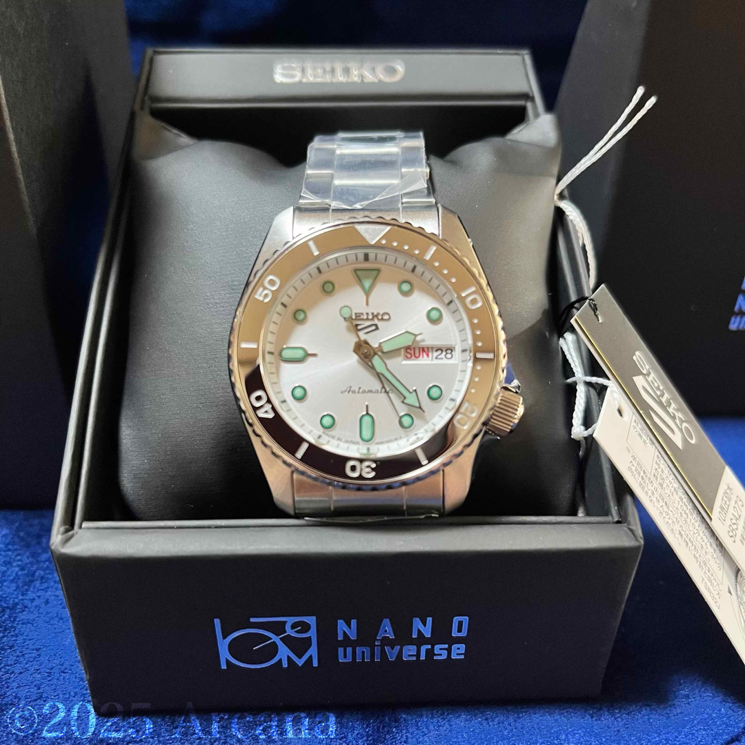 SEIKO - 【新品】ナノユニバース別注 Seiko 5 Sports✴︎自動巻 SEIKO - 【新品】ナノユニバース別注 Seiko 5 Sports✴︎自動巻