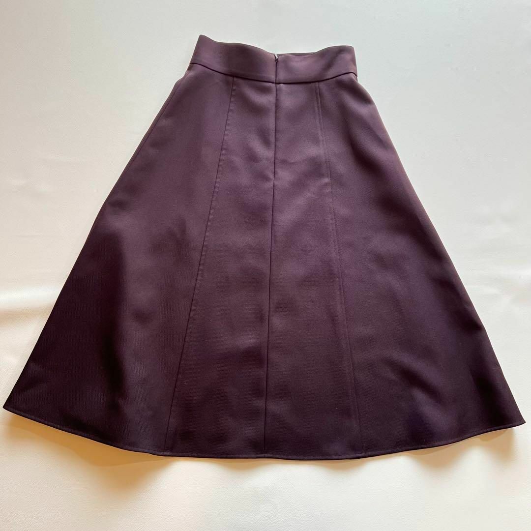ANAYI - 美品 アナイ ブライトツイルベルトモチーフスカート ANAYI - 美品 アナイ ブライトツイルベルトモチーフスカート
