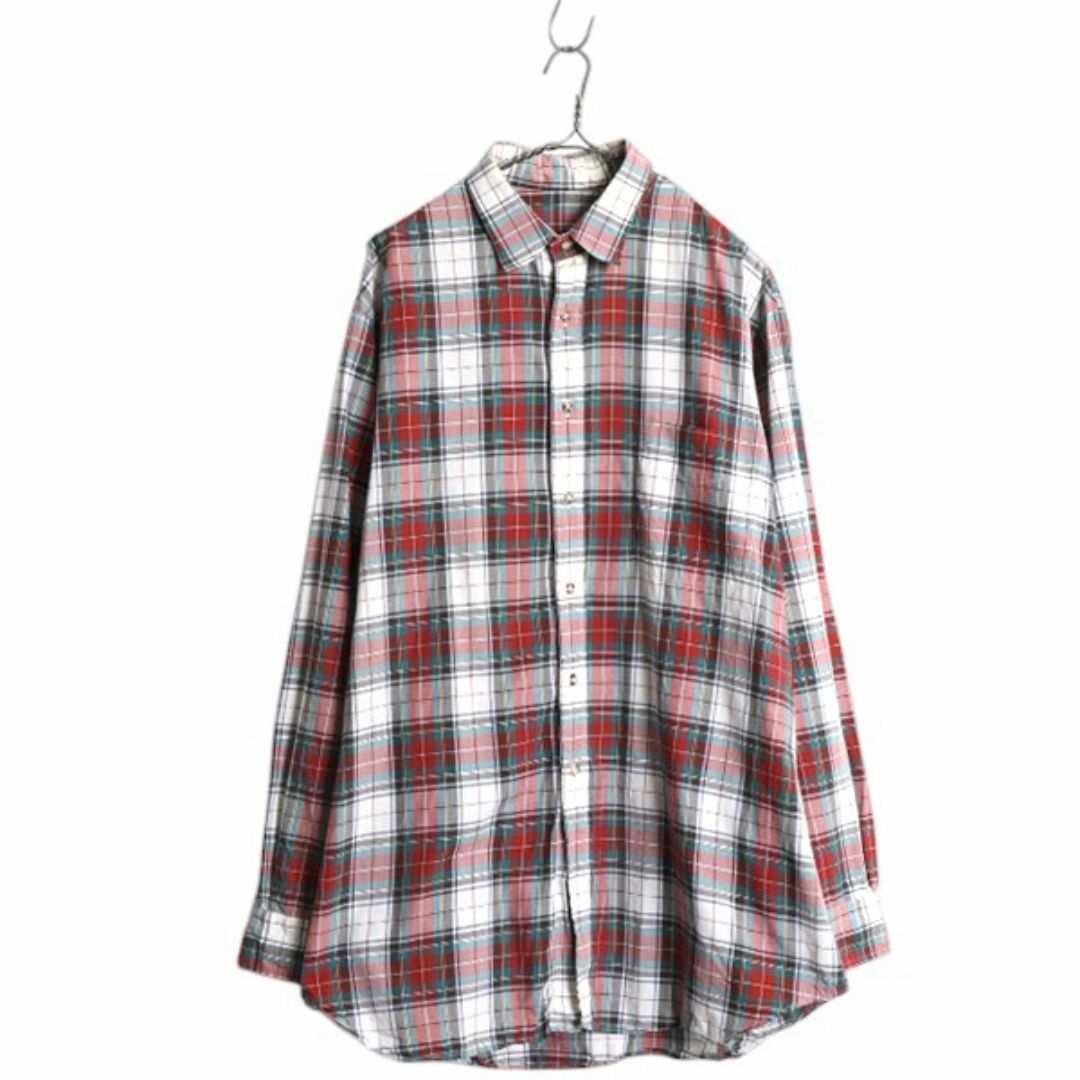 80s USA製 バーバリー チェック 長袖 シャツ メンズ XL 旧タグ 80s USA製 バーバリー チェック 長袖 シャツ メンズ XL 旧タグ