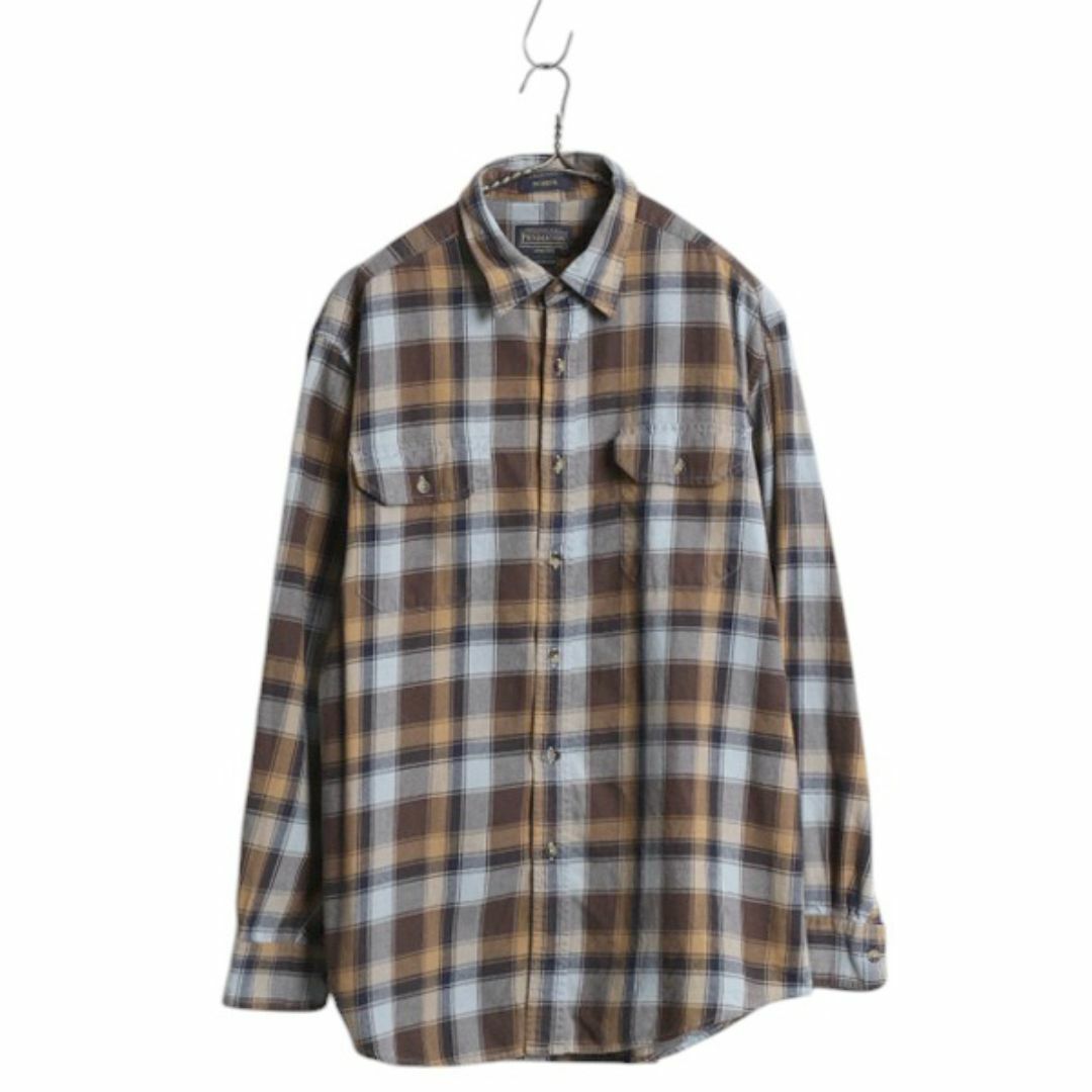 PENDLETON - ペンドルトン チェック フランネル シャツ メンズ L PENDLETON - ペンドルトン チェック フランネル シャツ メンズ L