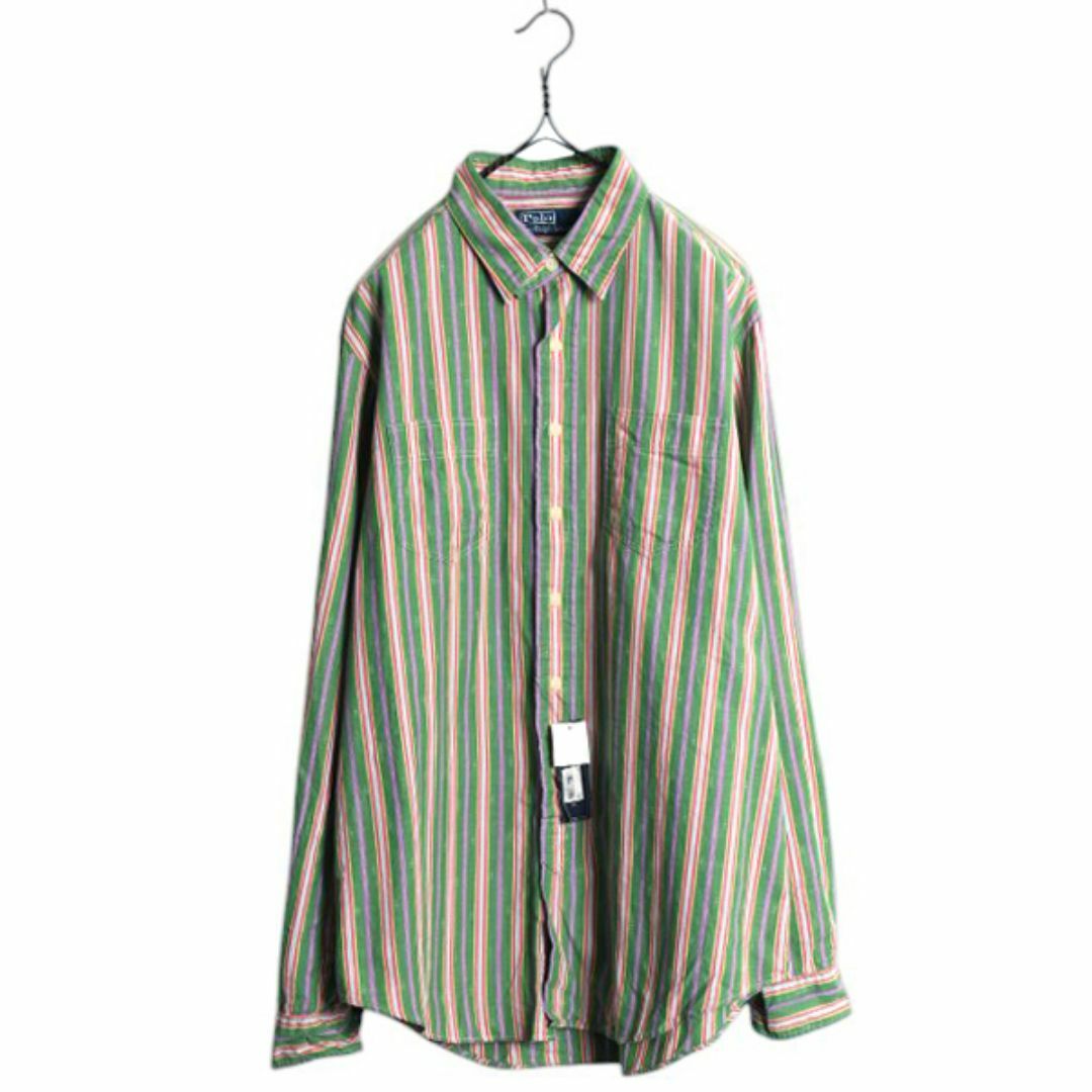 Ralph Lauren - デッドストック 90s ポロ ラルフローレン 織柄 Ralph Lauren - デッドストック 90s ポロ ラルフローレン 織柄
