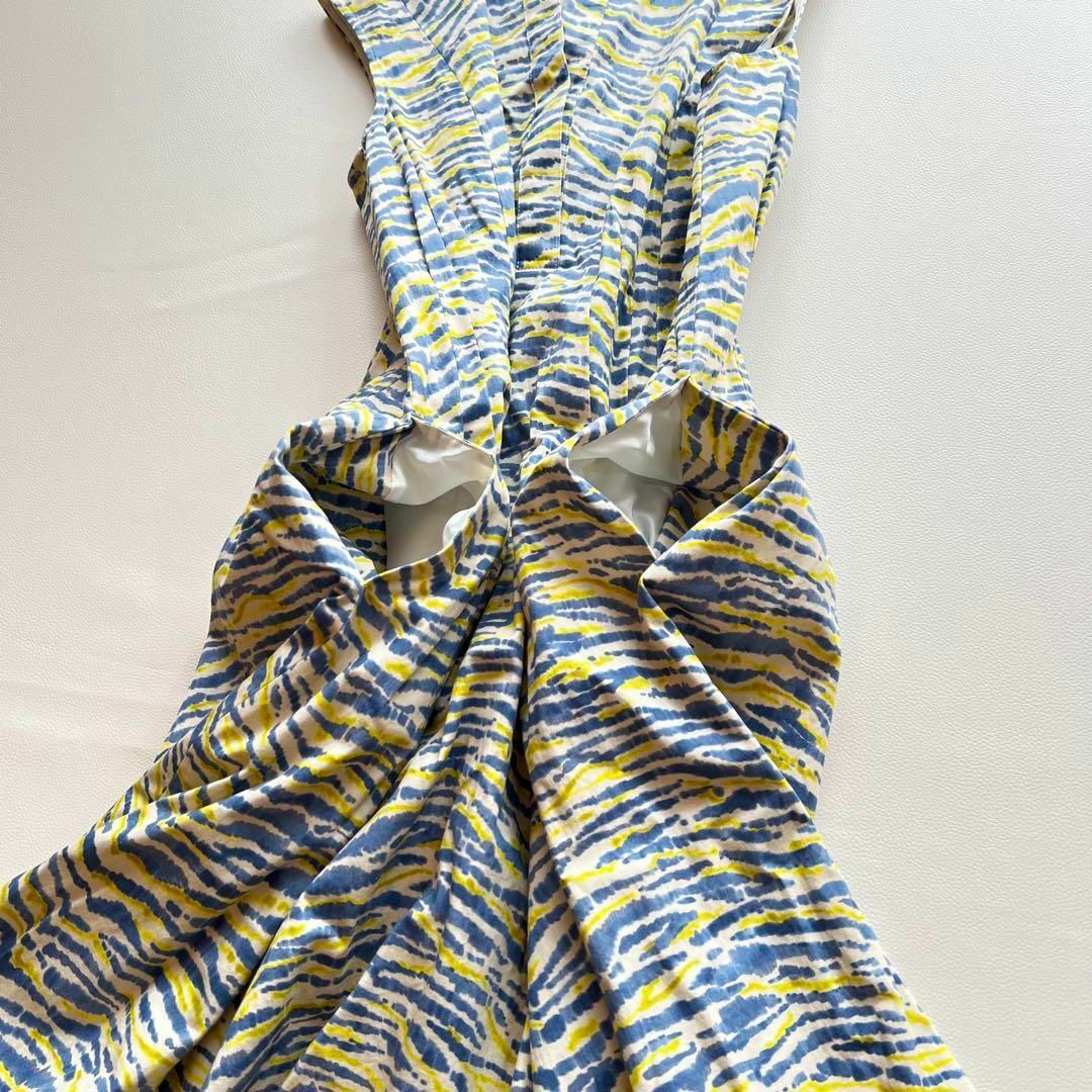 ANAYI - 美品☆アナイ 23SS ウェーブプリントタック ギャザー ANAYI - 美品☆アナイ 23SS ウェーブプリントタック ギャザー