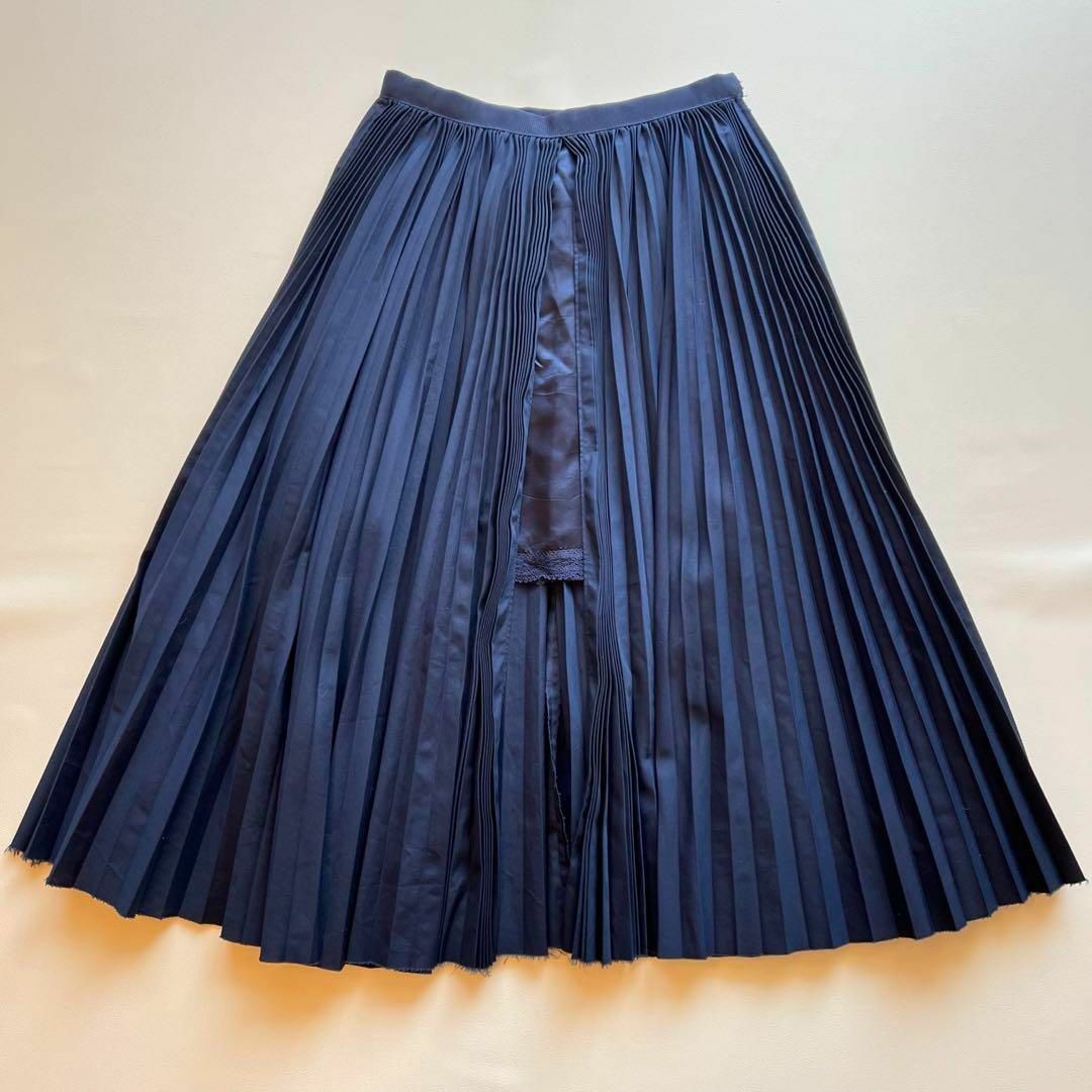 sacai - 美品☆サカイ プリーツスカート サイドスリット ラップ sacai - 美品☆サカイ プリーツスカート サイドスリット ラップ