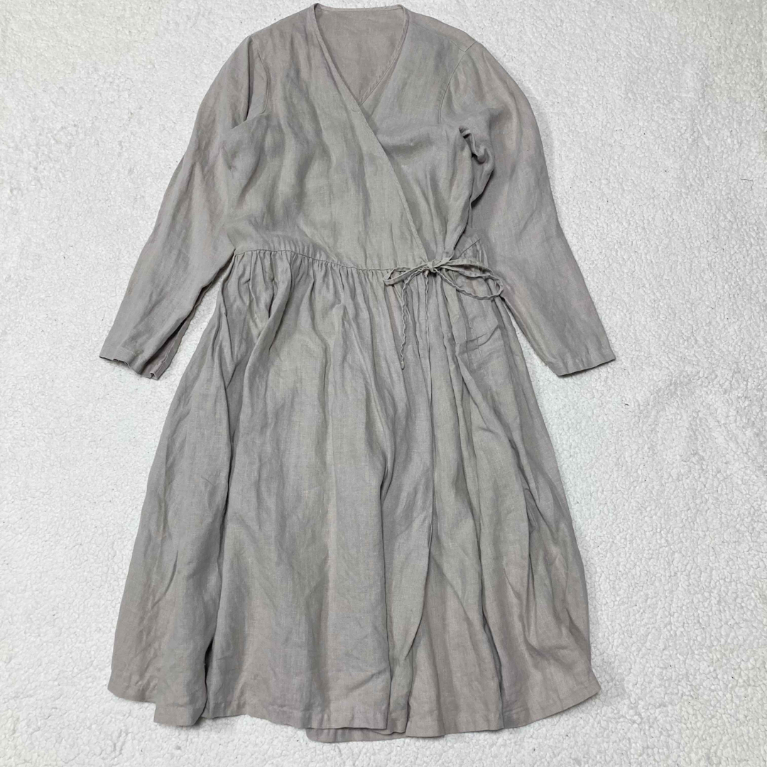 nest Robe - ネストローブ カシュクール リネン ワンピース nest Robe - ネストローブ カシュクール リネン ワンピース