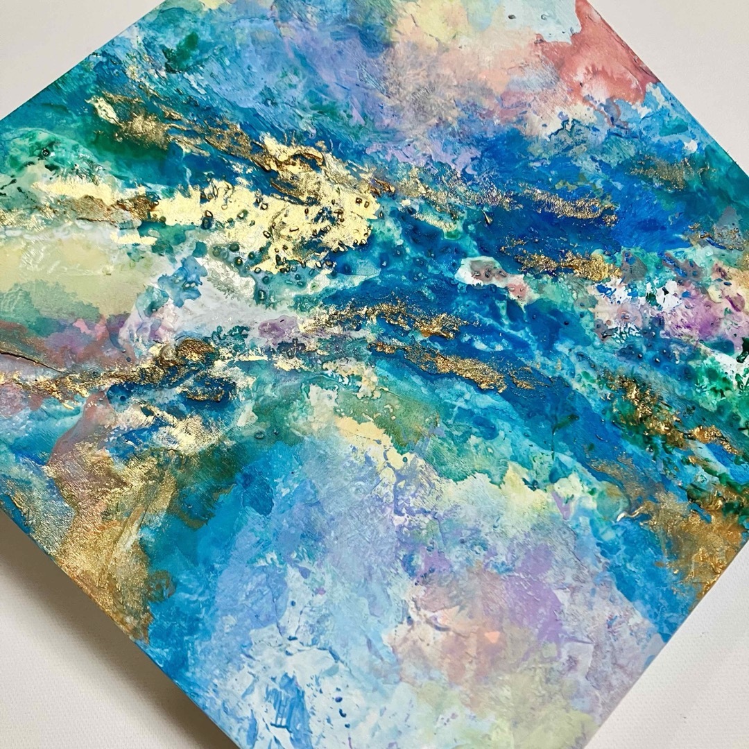 moment*テクスチャーアート 絵画 原画 抽象画 現代アート 海の moment*テクスチャーアート 絵画 原画 抽象画 現代アート 海の