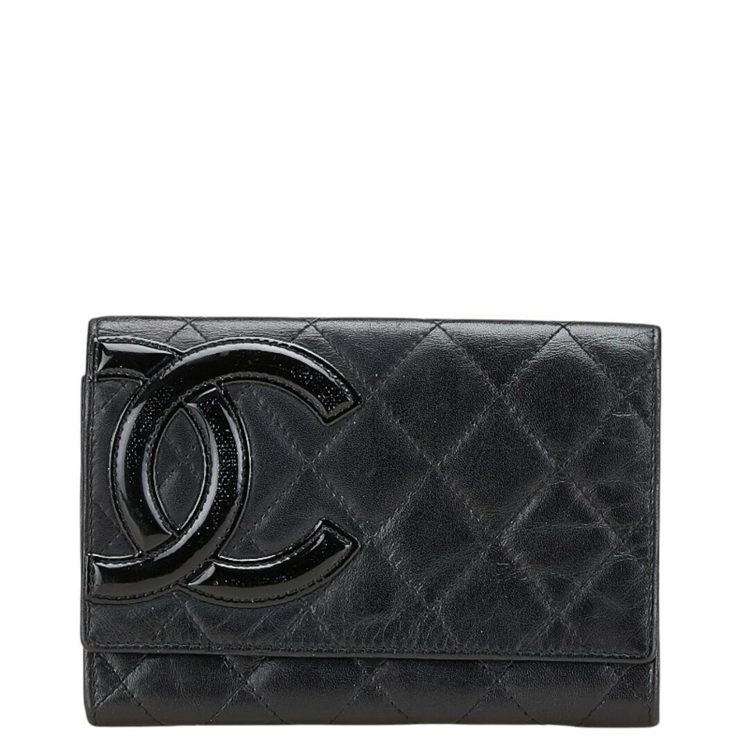 CHANEL - シャネル カンボンライン ココマーク 二つ折り財布 CHANEL - シャネル カンボンライン ココマーク 二つ折り財布