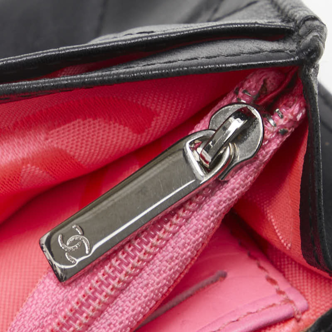 CHANEL - シャネル カンボンライン ココマーク 二つ折り財布 CHANEL - シャネル カンボンライン ココマーク 二つ折り財布
