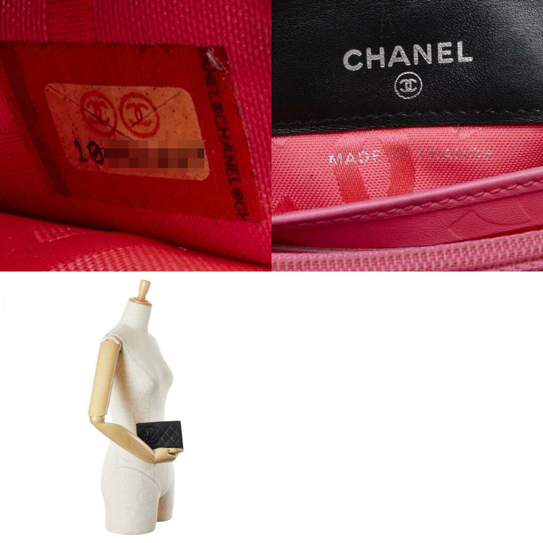 CHANEL - シャネル カンボンライン ココマーク 二つ折り財布 CHANEL - シャネル カンボンライン ココマーク 二つ折り財布
