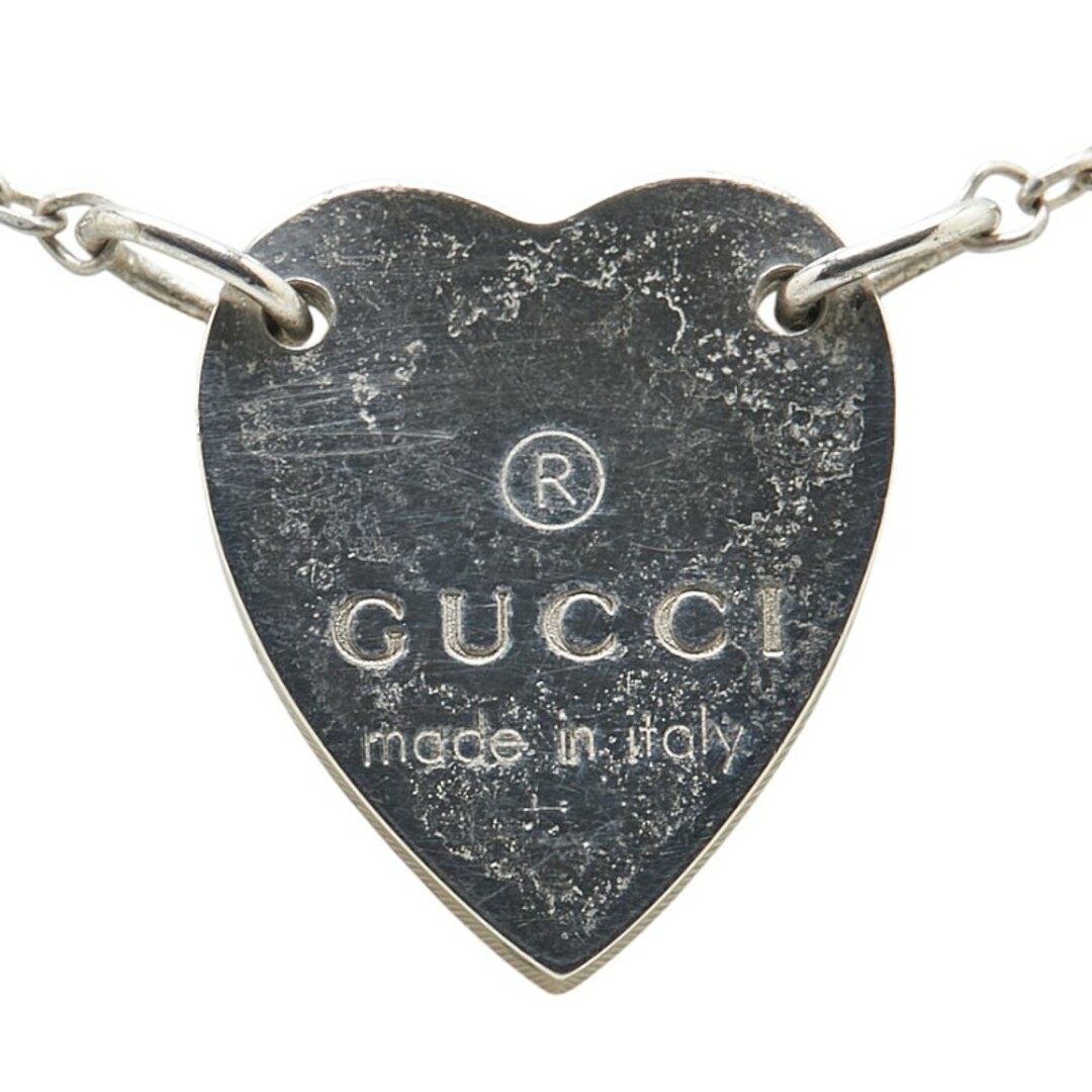 GUCCI - グッチ ハート プレート ネックレス SV925 シルバー GUCCI - グッチ ハート プレート ネックレス SV925 シルバー