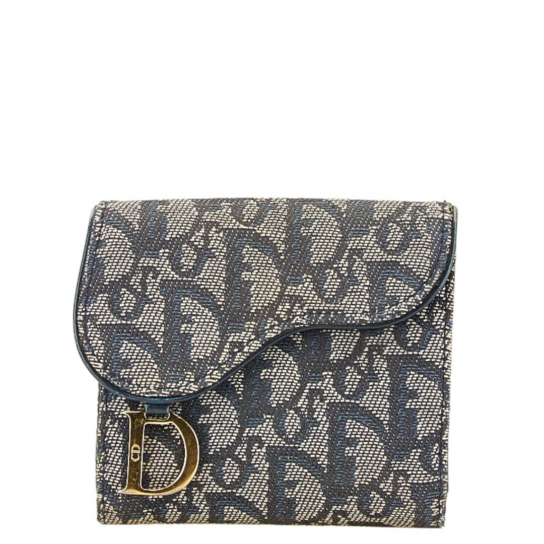 Dior - ディオール トロッター サドル 二つ折り財布 キャンバス Dior - ディオール トロッター サドル 二つ折り財布 キャンバス