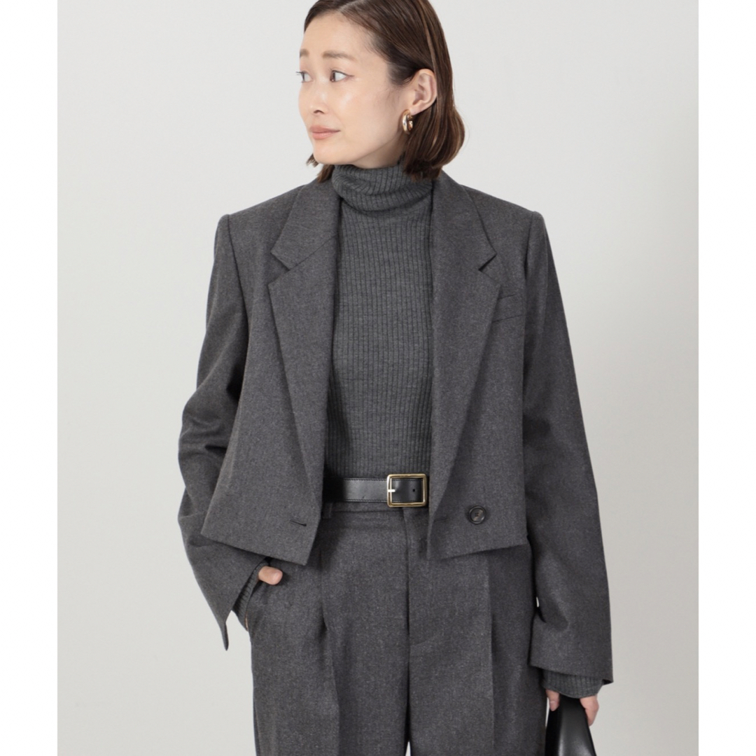 DEUXIEME CLASSE - 美品 Deuxieme Classe Cropped ジャケットの DEUXIEME CLASSE - 美品 Deuxieme Classe Cropped ジャケットの