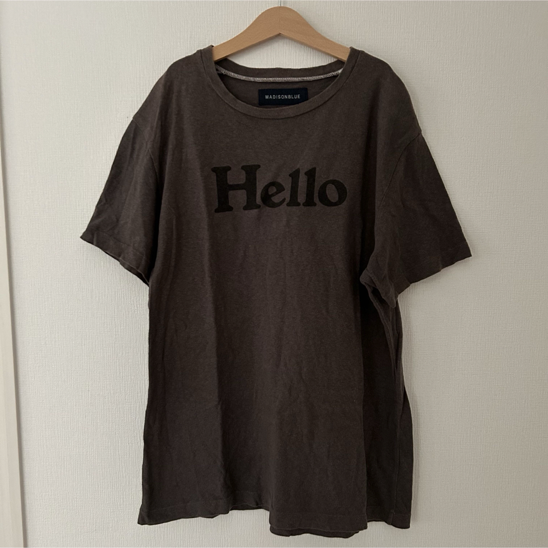 MADISONBLUE - 美品 マディソンブルー Hello Tシャツ MADISONBLUE - 美品 マディソンブルー Hello Tシャツ