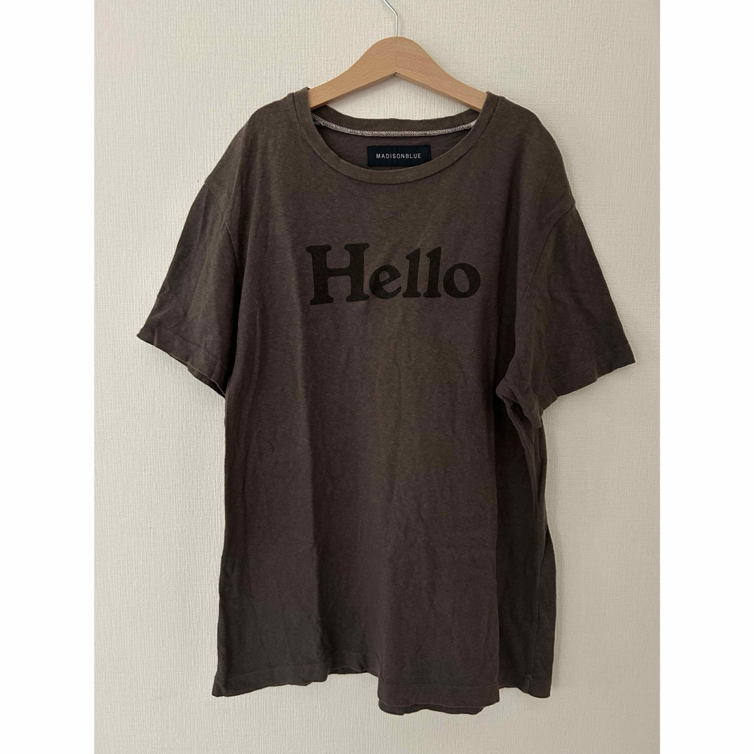 MADISONBLUE - 美品 マディソンブルー Hello Tシャツ MADISONBLUE - 美品 マディソンブルー Hello Tシャツ