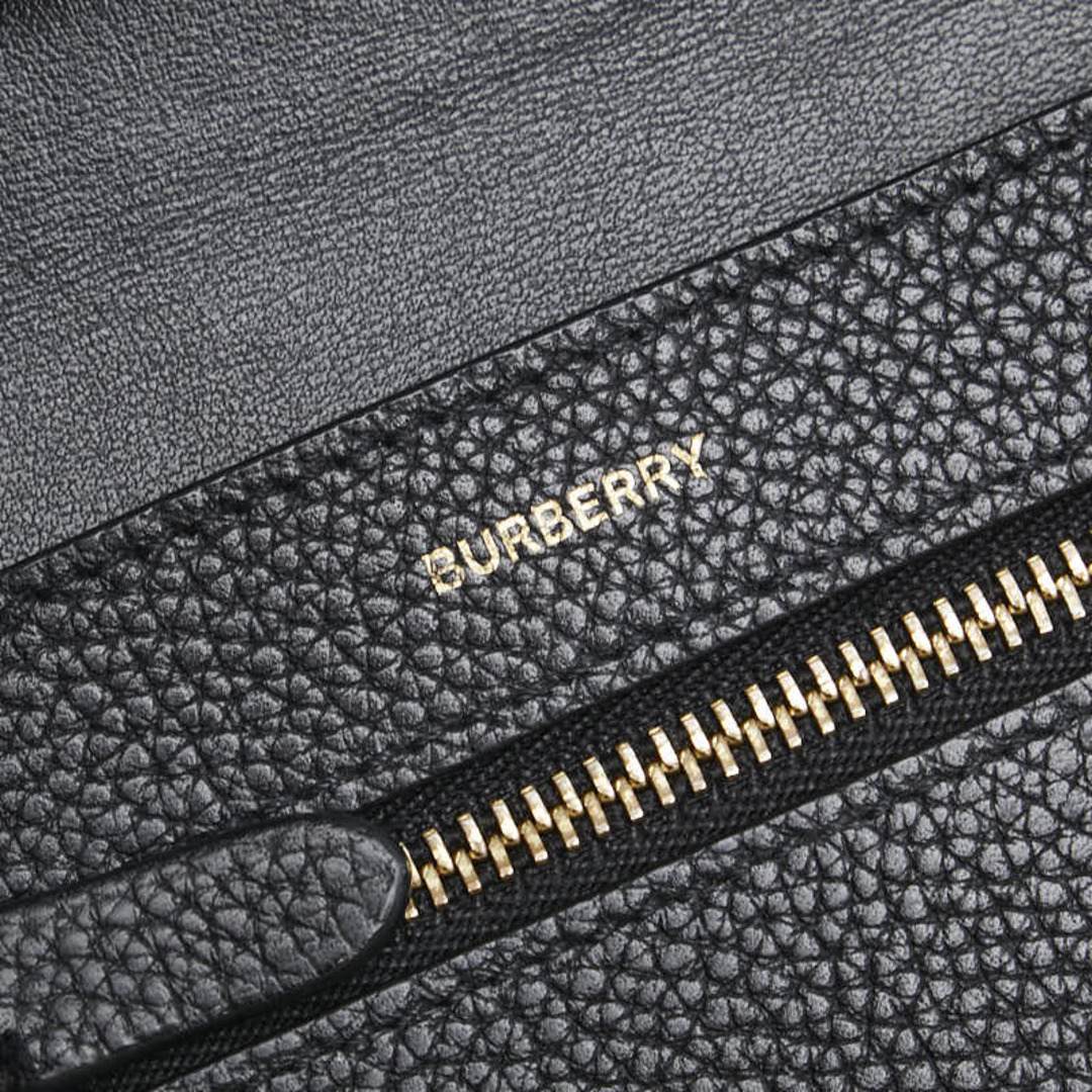 BURBERRY - バーバリー TBロゴ 二つ折り財布 レザー レディース BURBERRY - バーバリー TBロゴ 二つ折り財布 レザー レディース