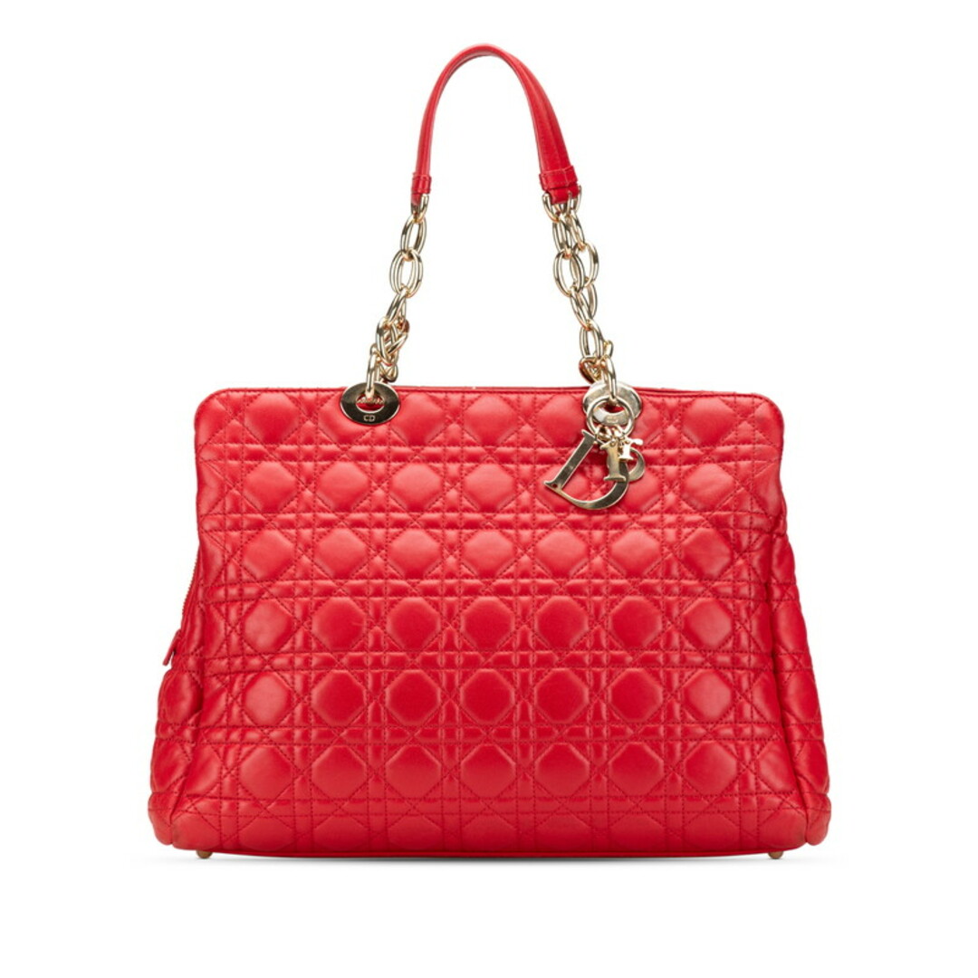 Dior - ディオール カナージュ チェーン トートバッグ Dior - ディオール カナージュ チェーン トートバッグ