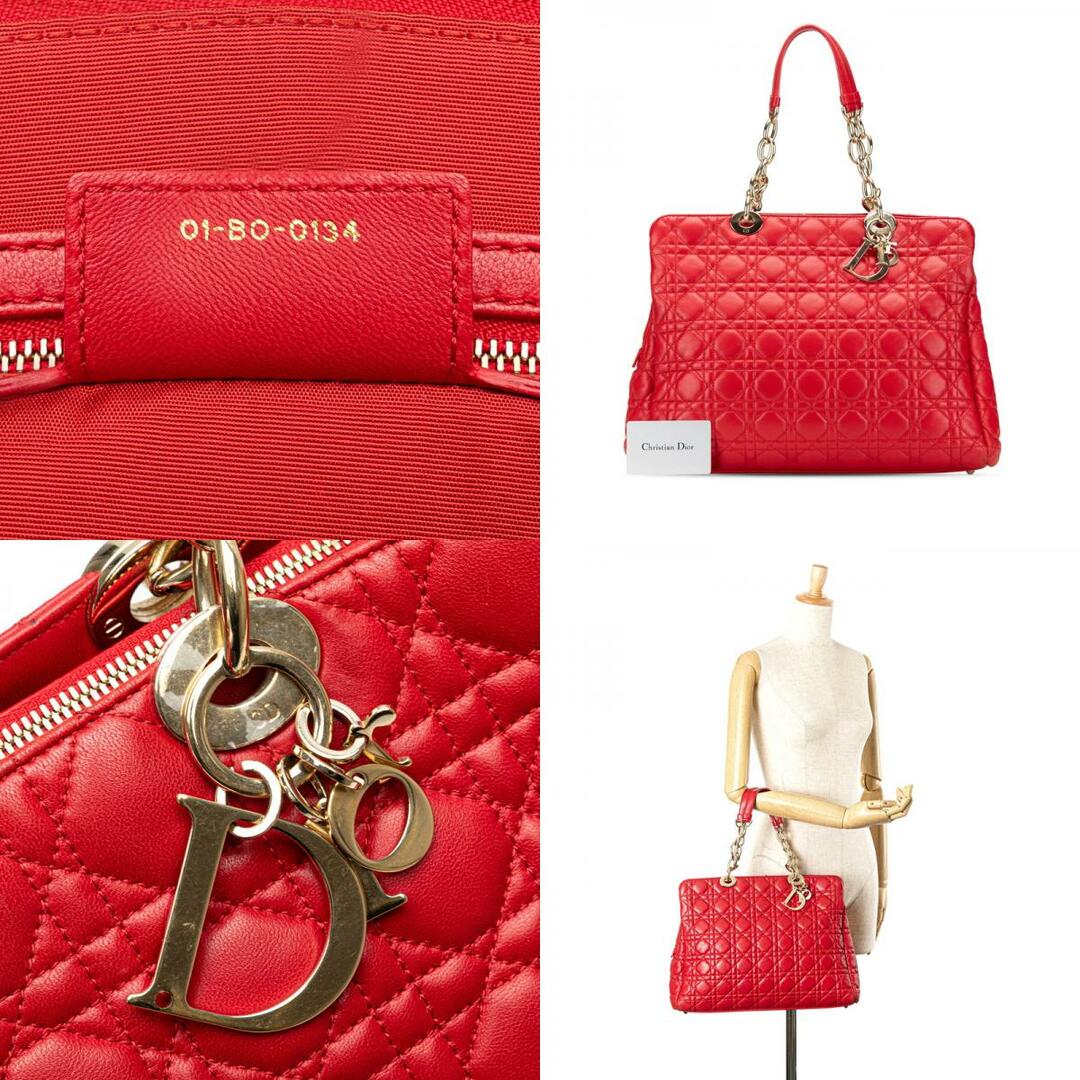 Dior - ディオール カナージュ チェーン トートバッグ Dior - ディオール カナージュ チェーン トートバッグ