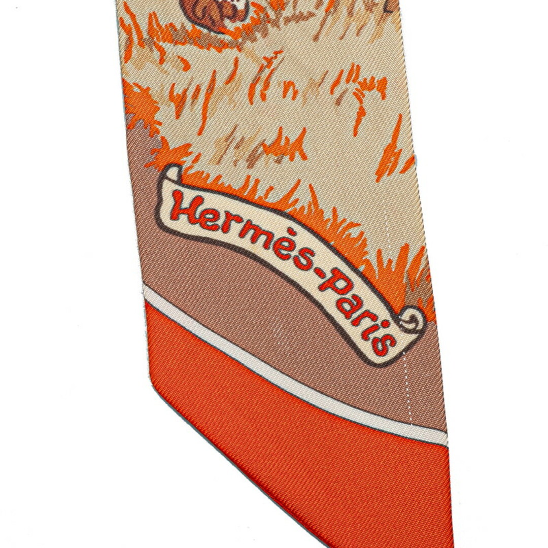 HERMES - エルメス ツイリー LES ZEBRES ゼブラ スカーフ シルク HERMES - エルメス ツイリー LES ZEBRES ゼブラ スカーフ シルク