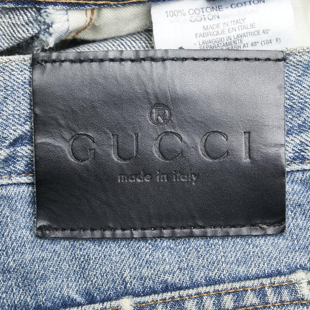 GUCCI - グッチ デニムパンツ ジーンズ サイズ:46 コットン GUCCI - グッチ デニムパンツ ジーンズ サイズ:46 コットン
