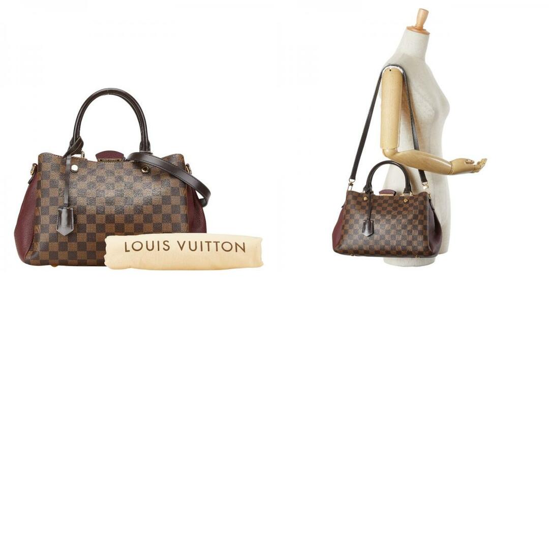LOUIS VUITTON - ルイ ヴィトン ダミエ ブリタニー ハンドバッグ LOUIS VUITTON - ルイ ヴィトン ダミエ ブリタニー ハンドバッグ