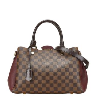 LOUIS VUITTON - ルイ ヴィトン ダミエ ブリタニー ハンドバッグ LOUIS VUITTON - ルイ ヴィトン ダミエ ブリタニー ハンドバッグ