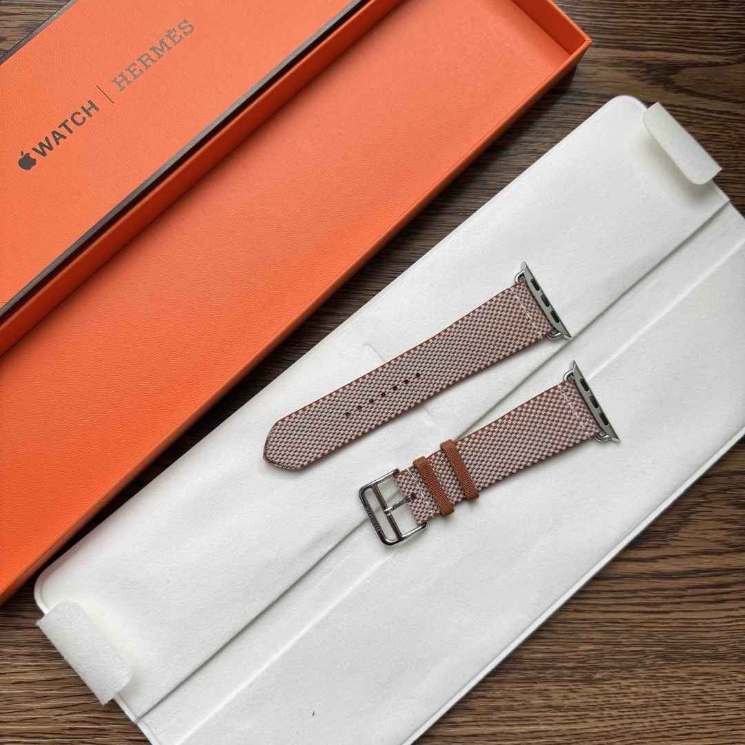 Apple - 2498 未使用 Apple Watch エルメス ゴールド トワルH Apple - 2498 未使用 Apple Watch エルメス ゴールド トワルH