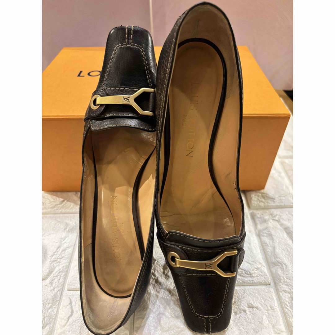 LOUIS VUITTON - #ルイヴィトン#ブラウンレザー#ステッチ LOUIS VUITTON - #ルイヴィトン#ブラウンレザー#ステッチ