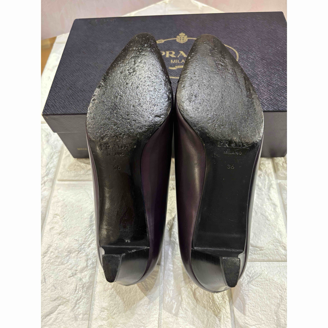 PRADA - #PRADA ポインテッドトゥ#ナッパレザーハイヒール PRADA - #PRADA ポインテッドトゥ#ナッパレザーハイヒール